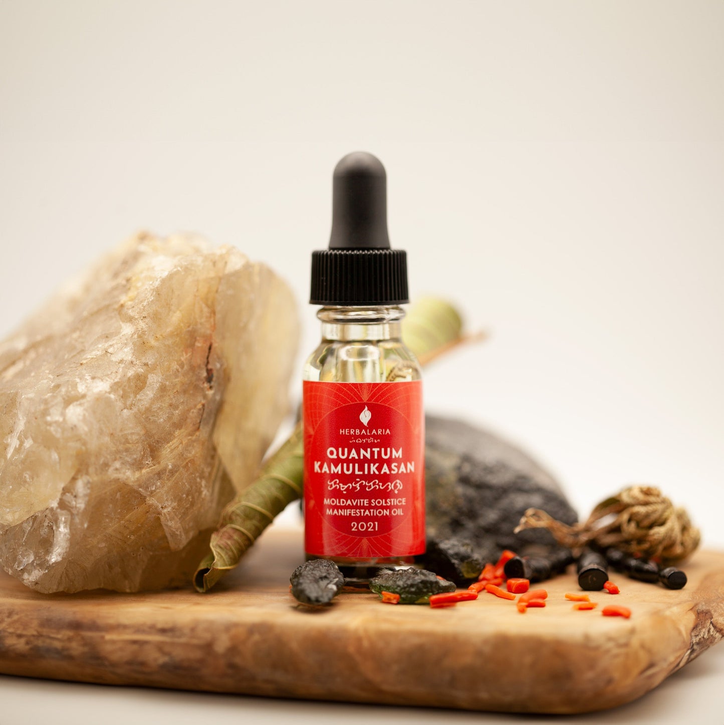 2021 Quantum Kamulikasan Moldavite Solstice Manifestation Oil Herbalaria 