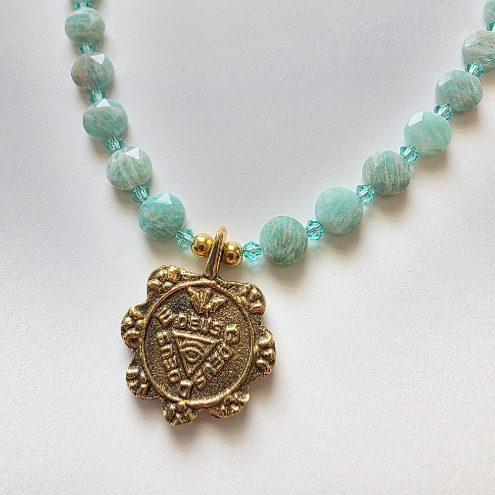 Amazonite Earth Guardian Archangels Accessories Herbalaria LLC 