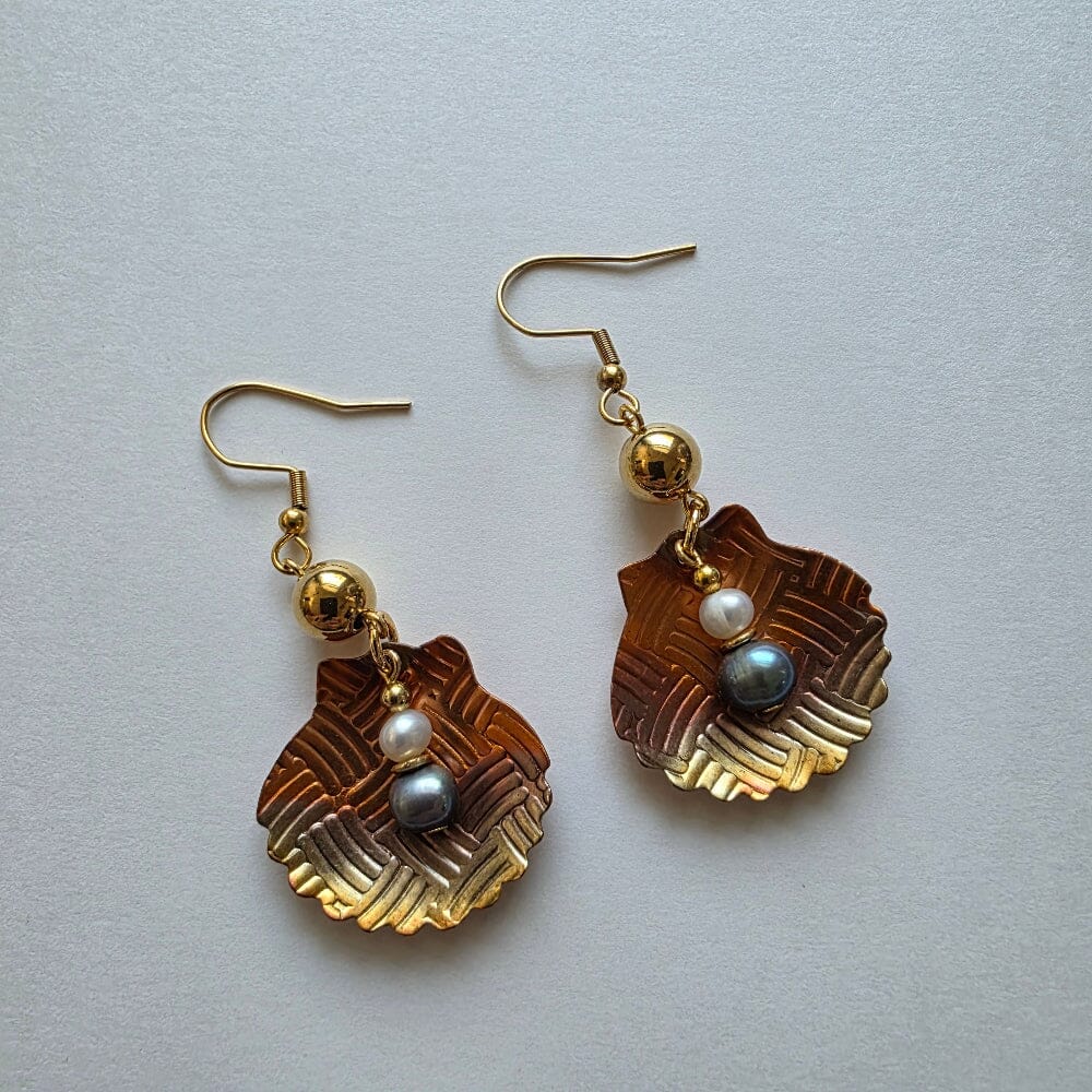 Banig Scallop and Freshwater Pearl Accessories Herbalaria LLC 