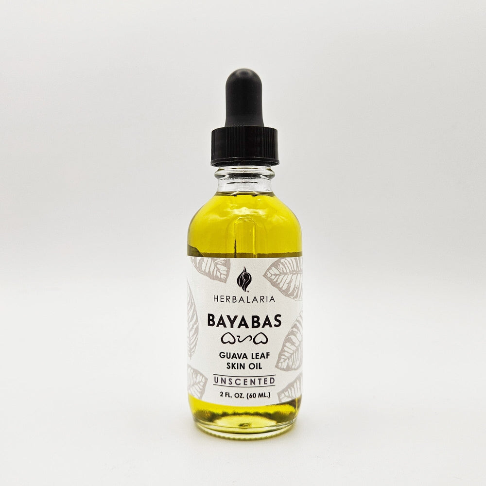 Bayabas Guava Leaf Skin Elixir - Unscented Oil Herbalaria LLC 