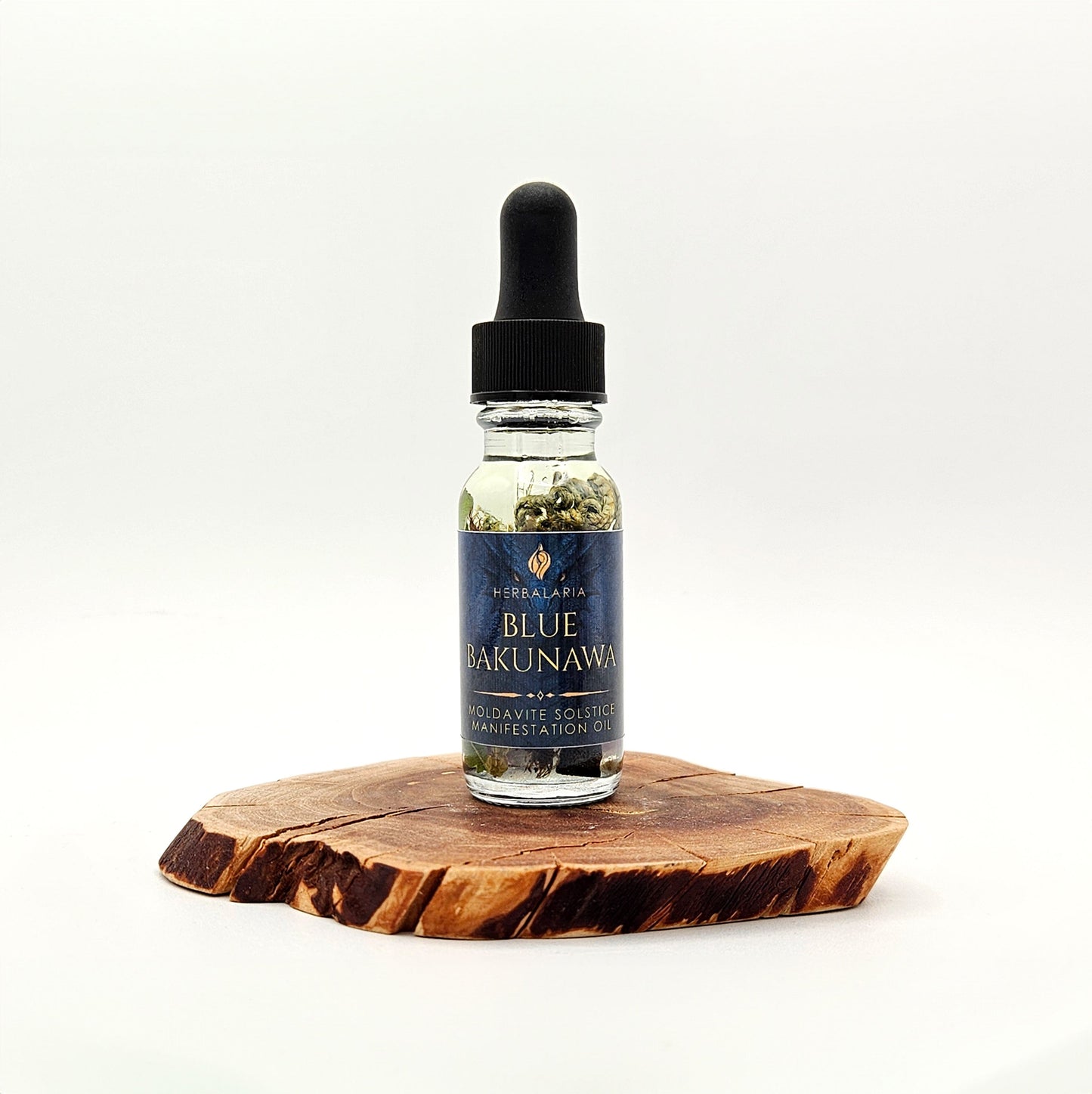 Blue Bakunawa Moldavite Solstice Manifestation Oil Oil Herbalaria LLC 