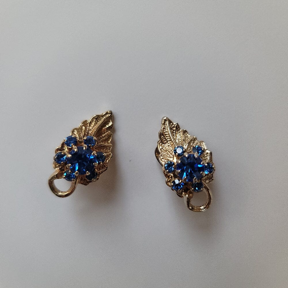 
                  
                    Blue Gem Flower and Gold Leaf Accessories Herbalaria LLC 
                  
                