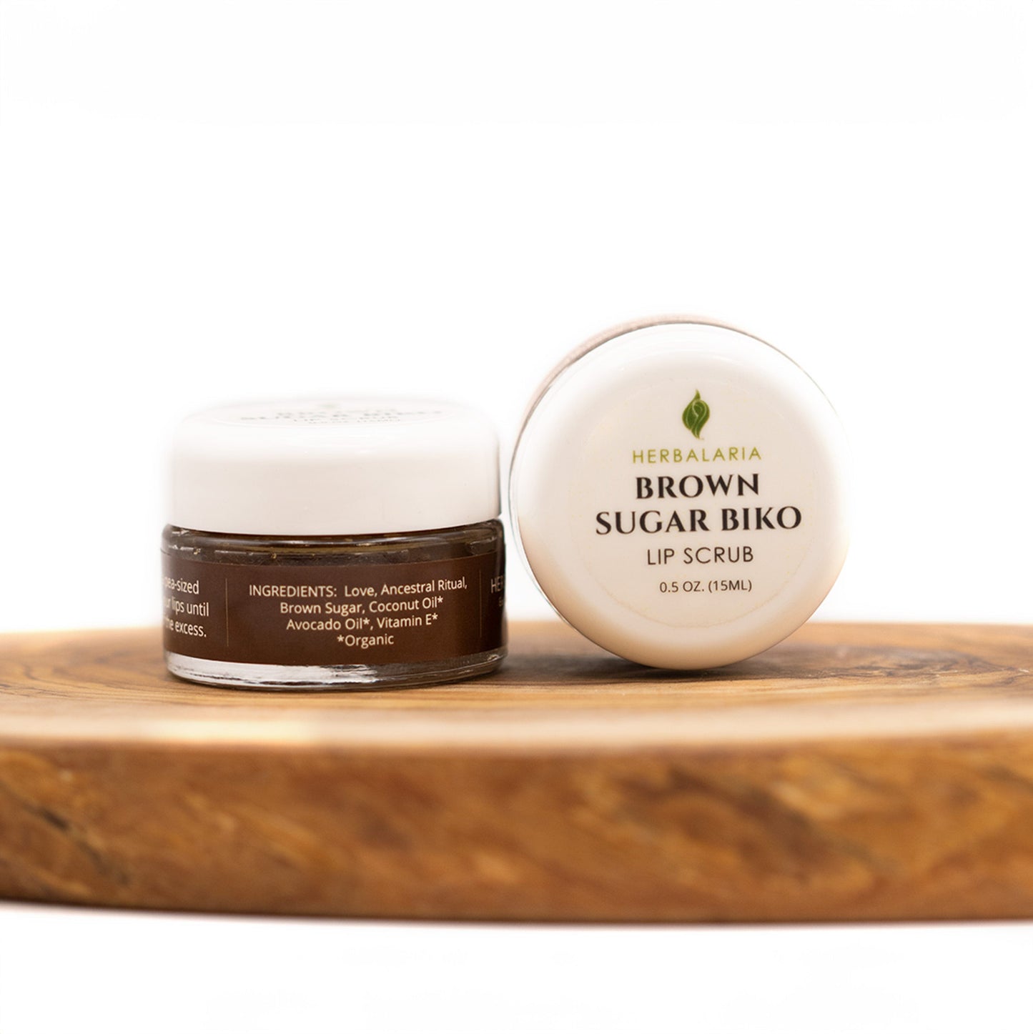 Brown Sugar Biko Lip Scrub Herbalaria LLC 