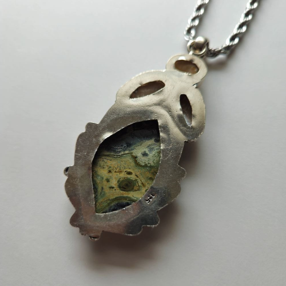 
                  
                    Buwaya Rhyolite and Freshwater Pearl Accessories Herbalaria LLC 
                  
                