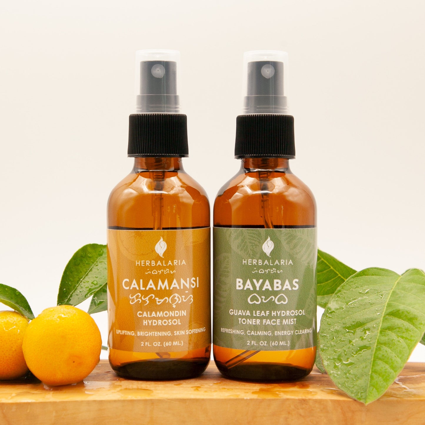 Calamansi & Bayabas Hydrosol Combo Herbalaria 