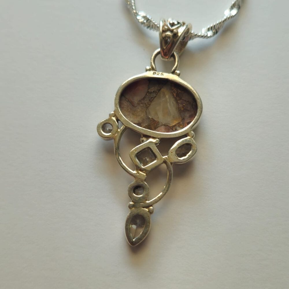 
                  
                    Copper Dolomite and White Topaz Accessories Herbalaria LLC 
                  
                