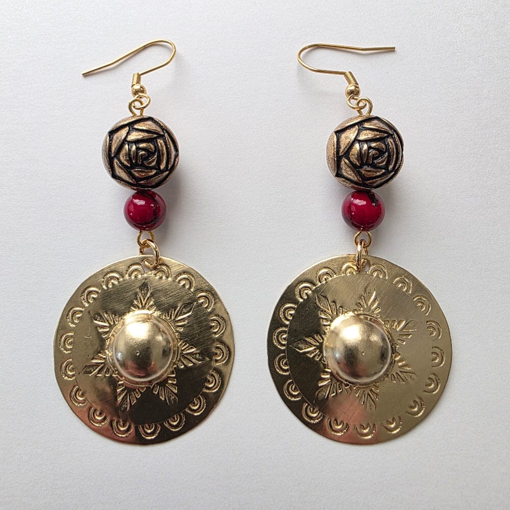 Deep Red & Black Rose Quartz Agong Accessories Herbalaria LLC 