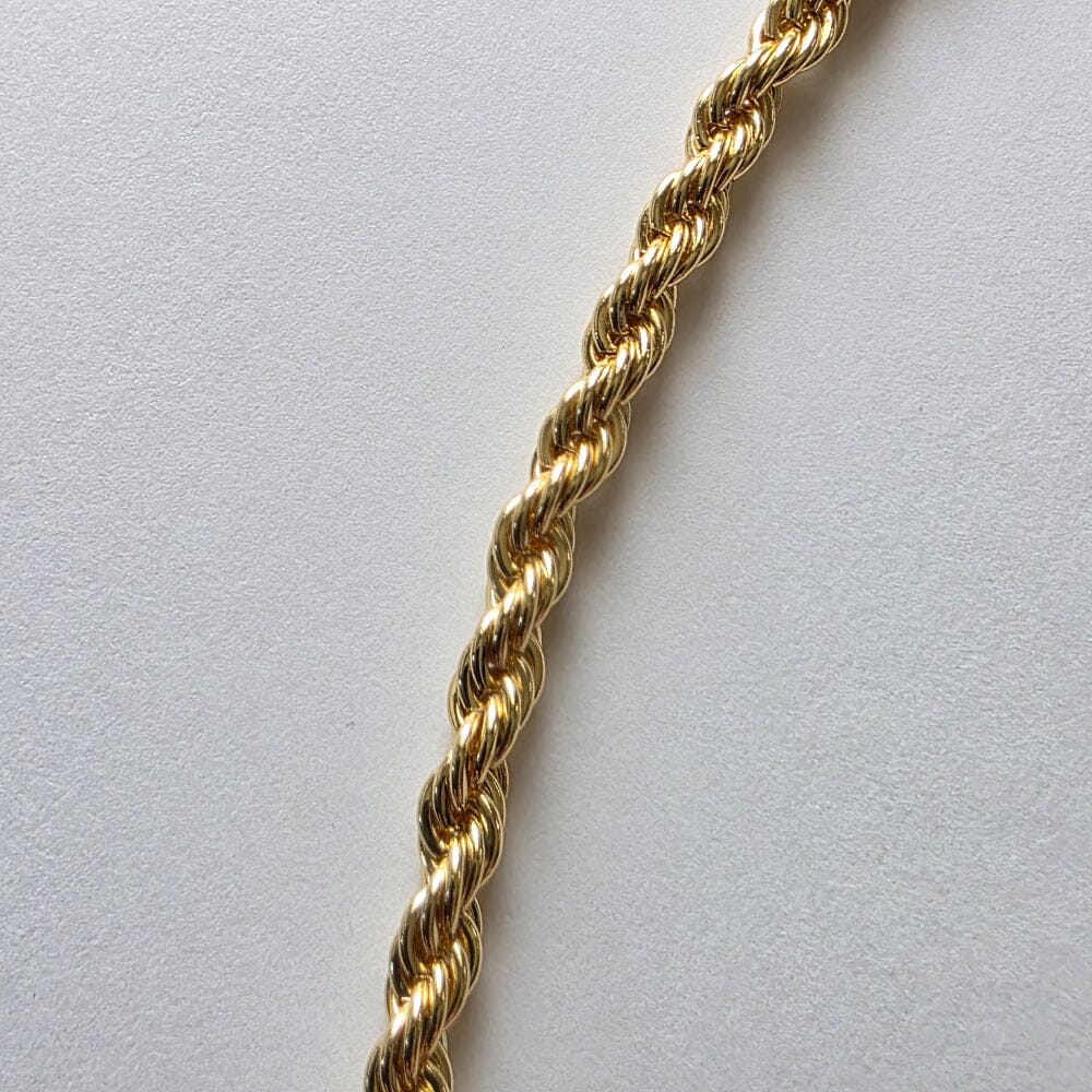 Gold-dipped Vintage Sand Dollar with Gold-Plated Stainless Steel Rope Chain Necklace Accessories Herbalaria LLC 