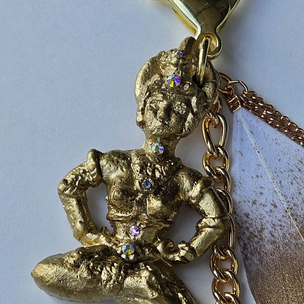 
                  
                    Golden Tara of Divine Alignment Charm LIMITED EDITION Accessories Herbalaria LLC 
                  
                