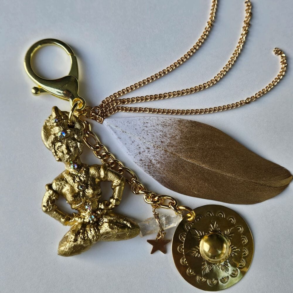 Golden Tara of Divine Alignment Charm LIMITED EDITION Accessories Herbalaria LLC 
