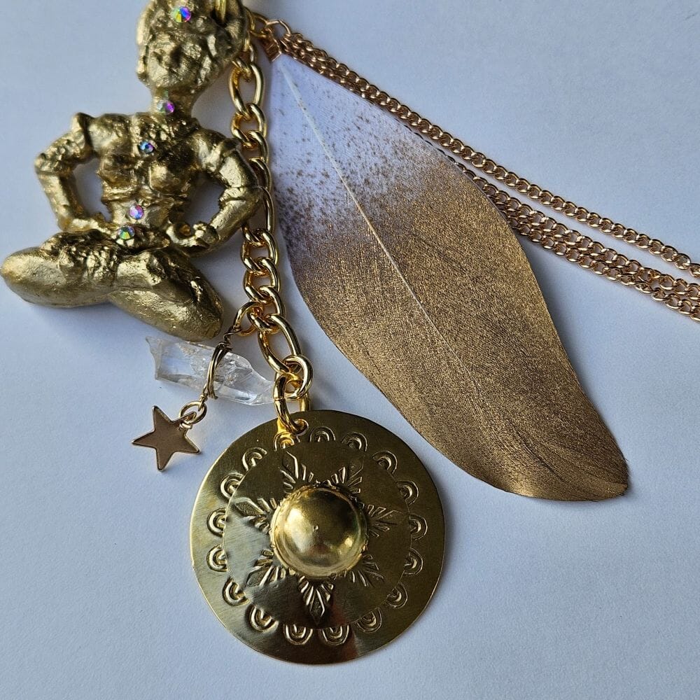 
                  
                    Golden Tara of Divine Alignment Charm LIMITED EDITION Accessories Herbalaria LLC 
                  
                