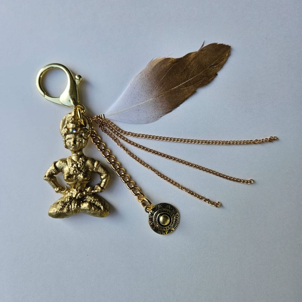 Golden Tara of Intuition Charm LIMITED EDITION Accessories Herbalaria LLC 