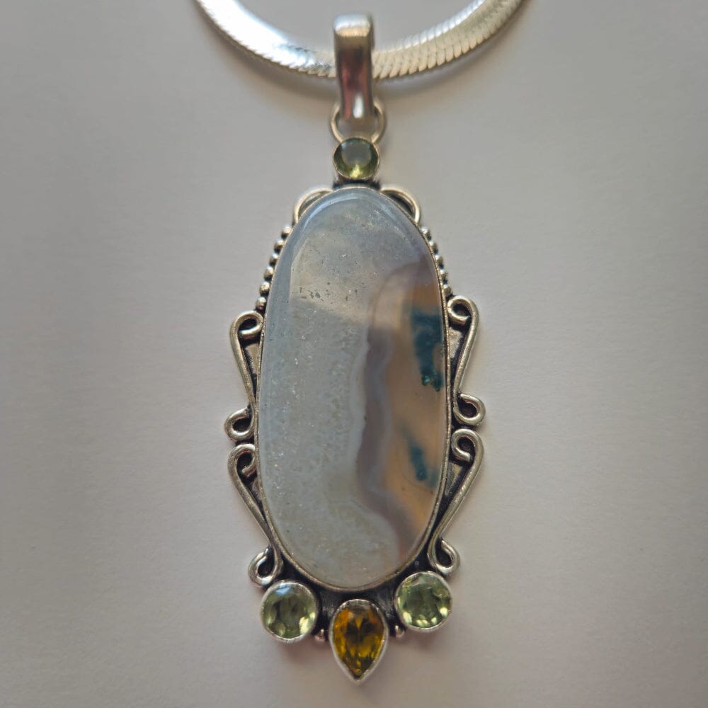 Moss Agate, Peridot, and Citrine Accessories Herbalaria LLC 