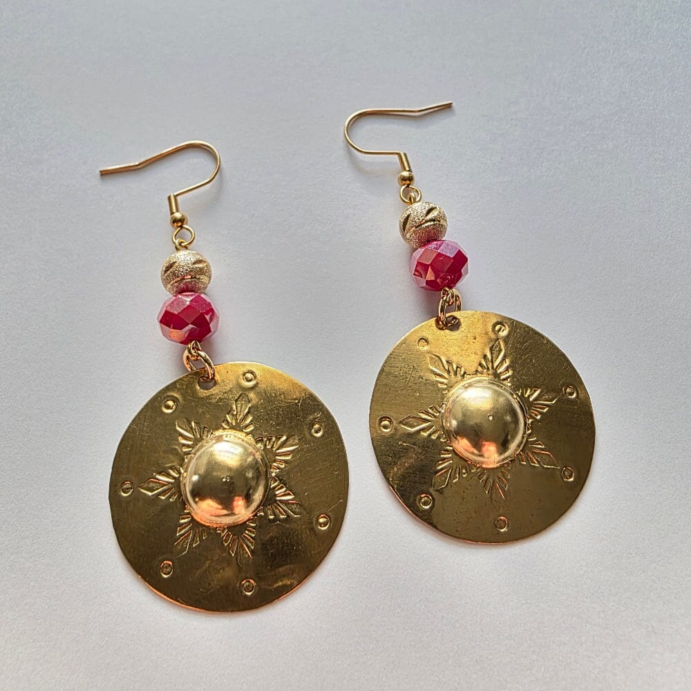 Red Crystal & Gold Agong Accessories Herbalaria LLC 