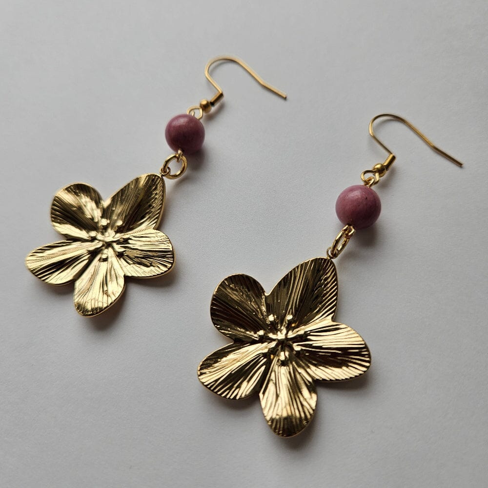 Rhodonite Petals of Gold Accessories Herbalaria LLC 