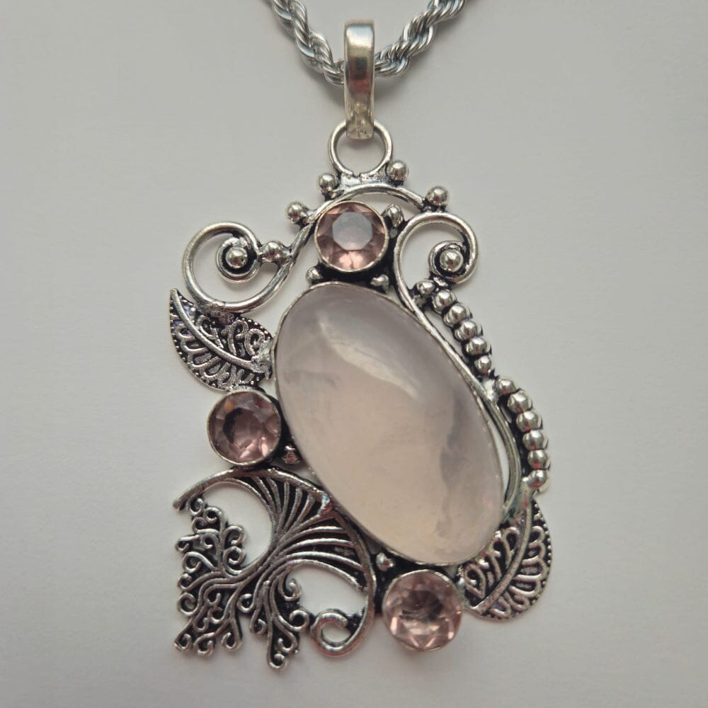 Rose Quartz and Kunzite Accessories Herbalaria LLC 