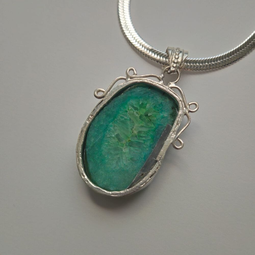 
                  
                    Sea Green Agate Geode Accessories Herbalaria LLC 
                  
                
