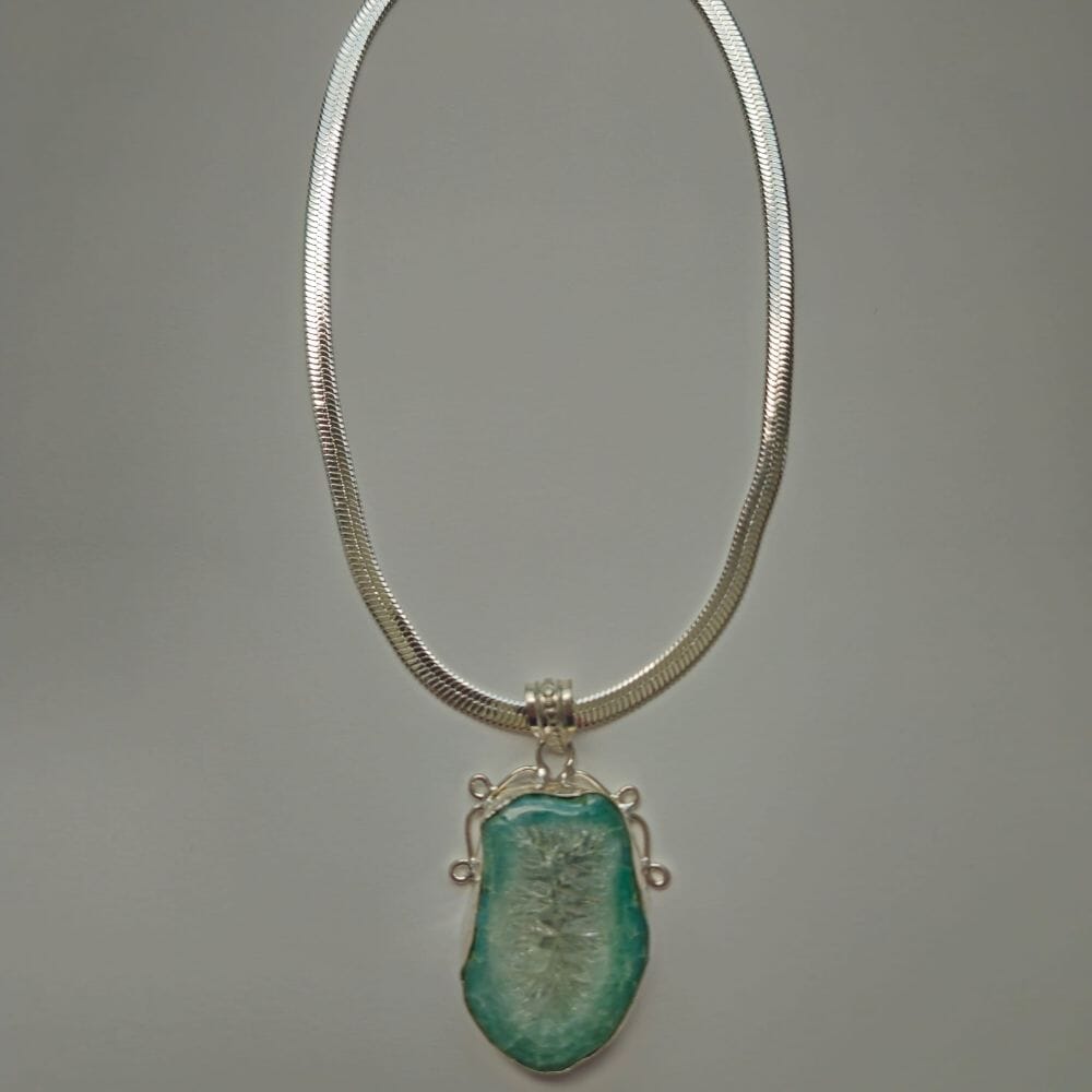 
                  
                    Sea Green Agate Geode Accessories Herbalaria LLC 
                  
                