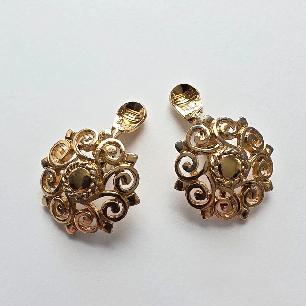 Vintage Monet Scrollwork Swirl Accessories Herbalaria LLC 
