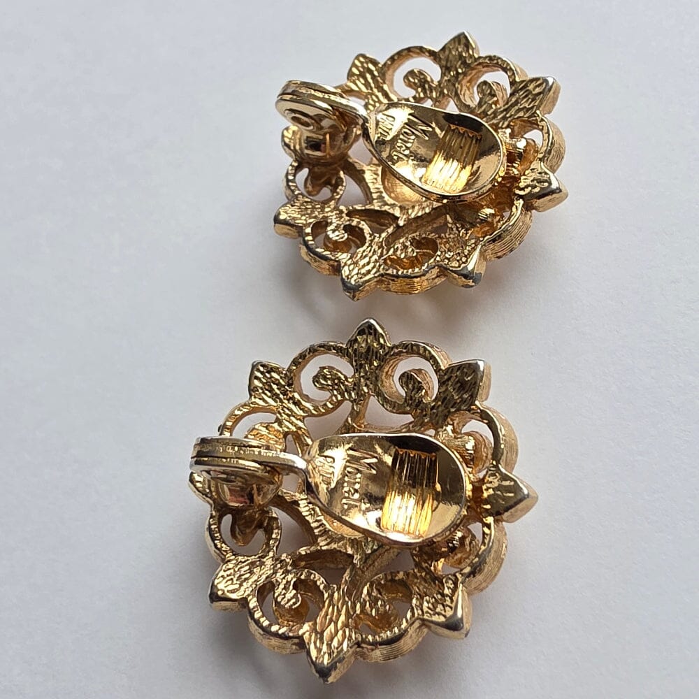 Vintage Monet Scrollwork Swirl Accessories Herbalaria LLC 