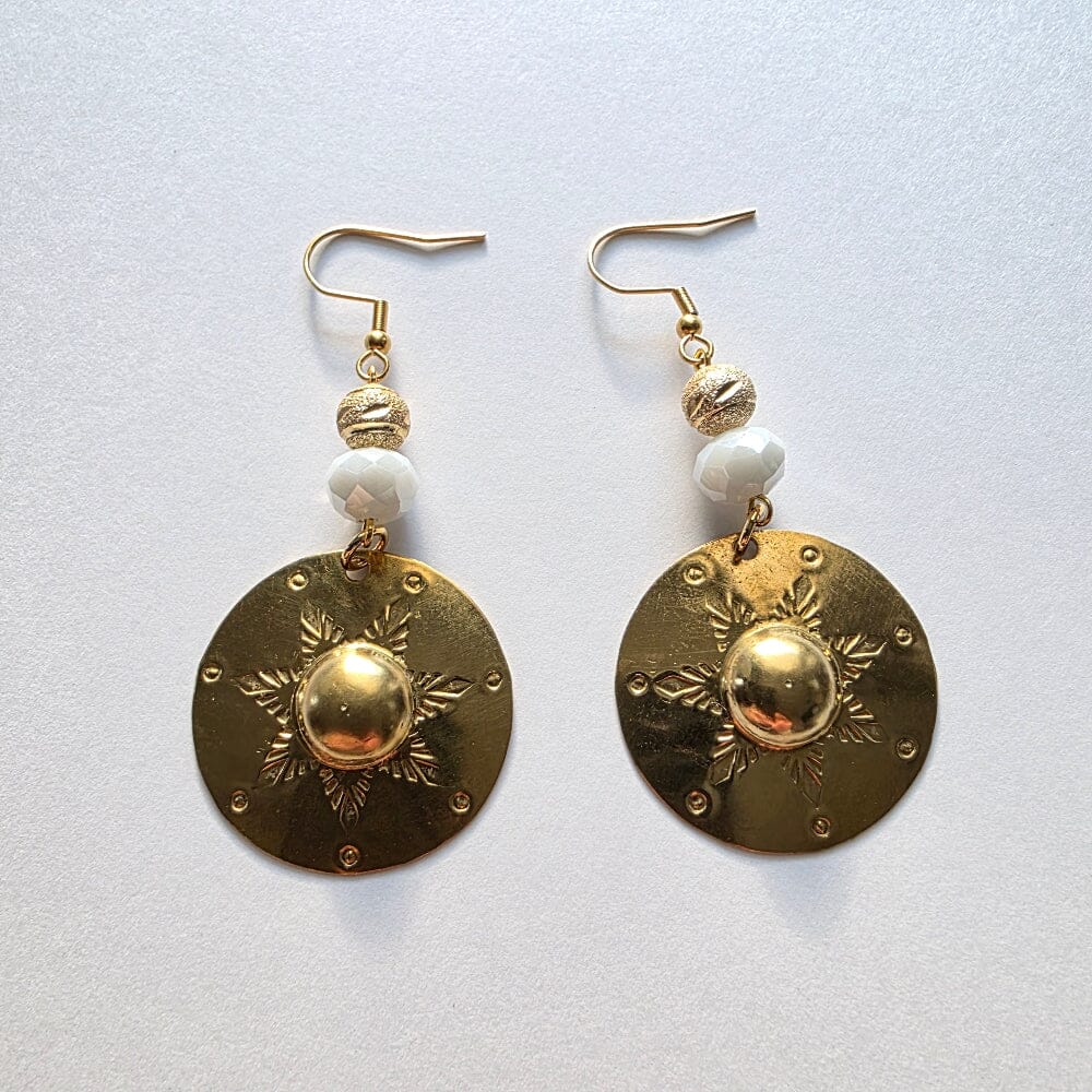 White Crystal & Gold Agong Accessories Herbalaria LLC 