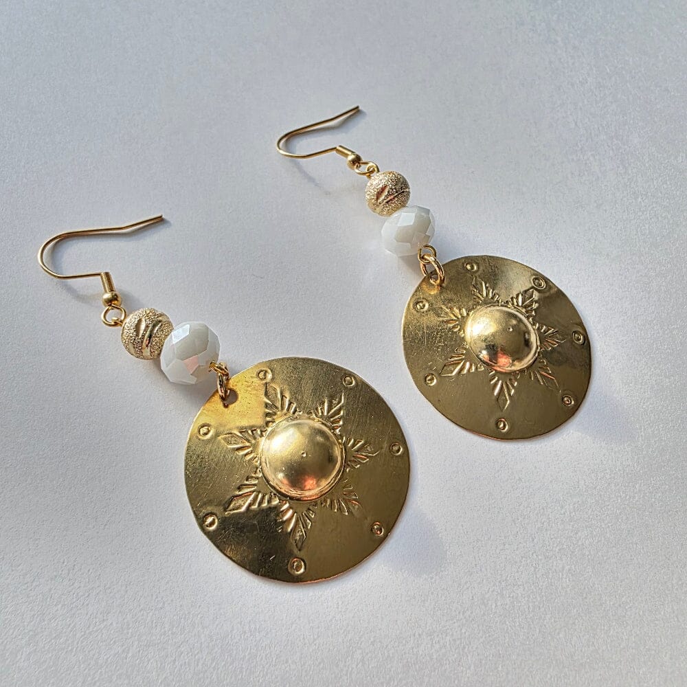 White Crystal & Gold Agong Accessories Herbalaria LLC 