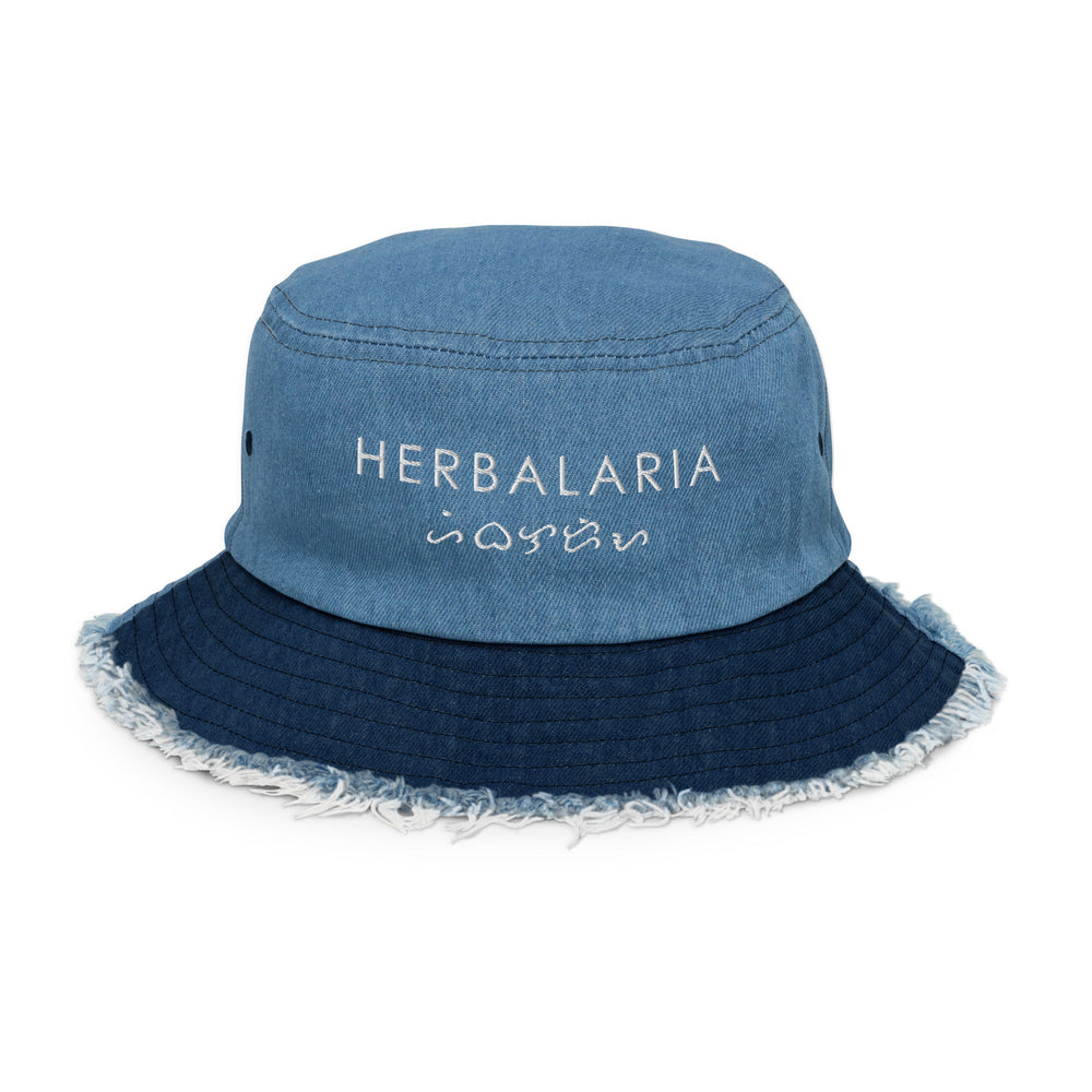 Herbalaria - Distressed denim bucket hat Herbalaria Classic / Light Denim 