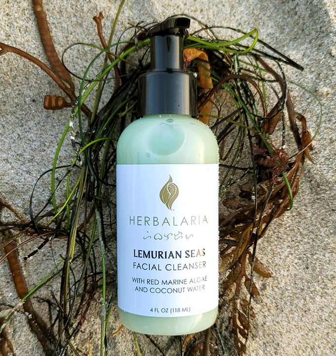 LEMURIAN SEAS Facial Cleanser with Red Marine Algae and Coconut Water Herbalaria 