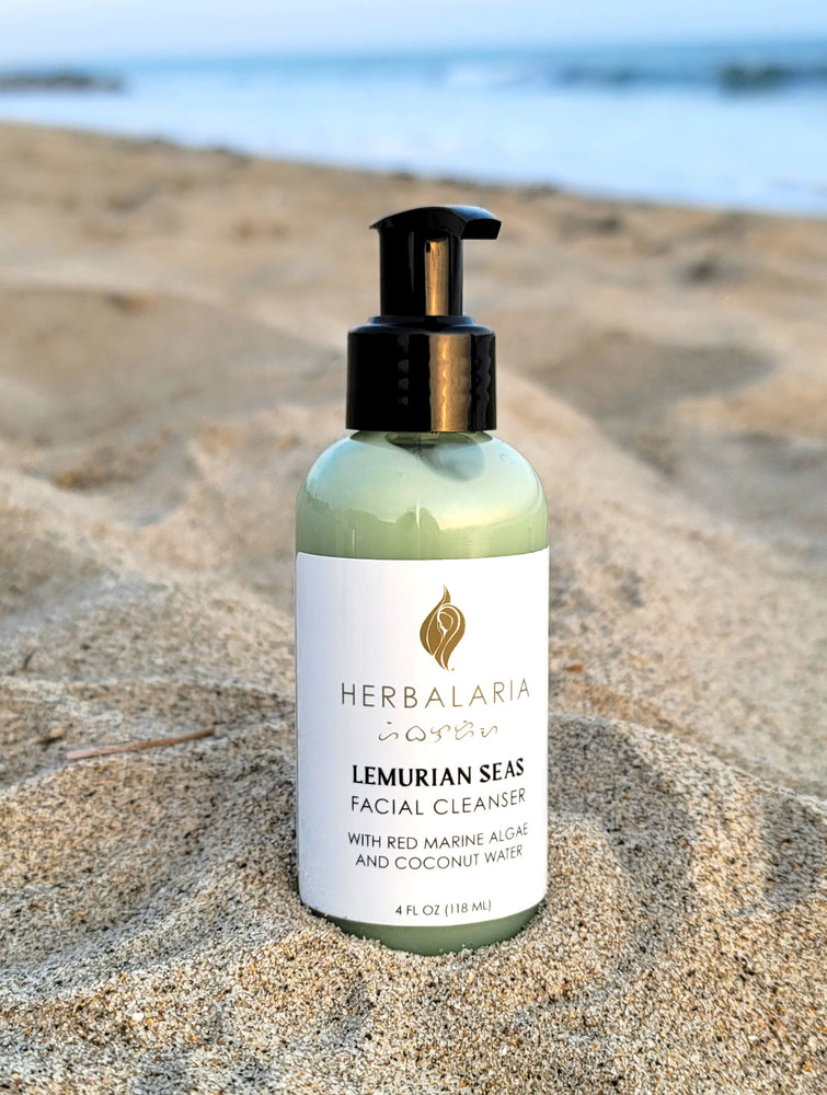 LEMURIAN SEAS Facial Cleanser with Red Marine Algae and Coconut Water Herbalaria 