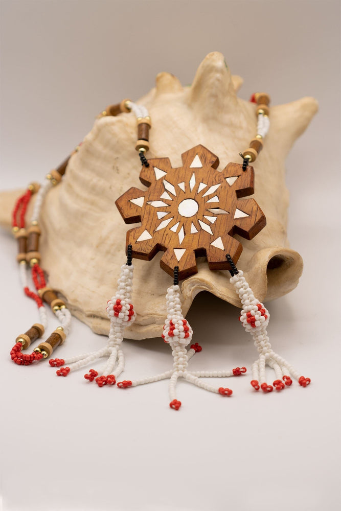 Maranao-Style Filipino Sun Carving Necklace (Limited Edition) Accessories Herbalaria 
